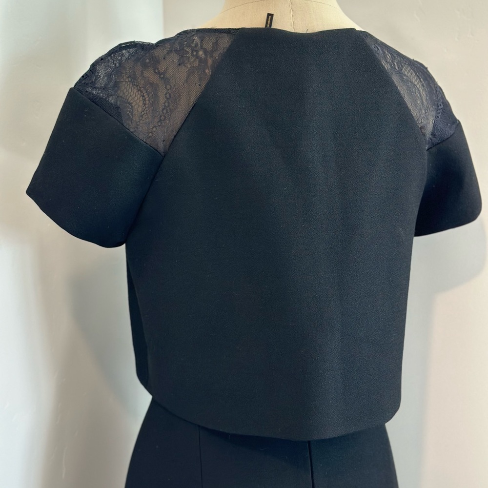 MAJE black lace dress - Picture 11 of 12